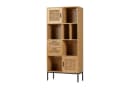 kamelshopping Standregal Rattan-Optik 2 Türen 2 Schubladen 6 Fächer Bild 2