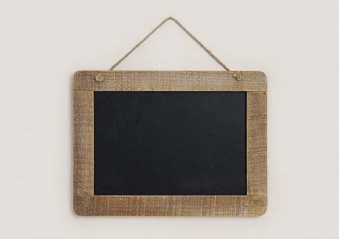 Wurm Memotafel aus Holz Braun Wandtafel Küchentafel