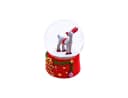 Wurm Schneekugel Rudolph Rentier Glaskugel mit Schnee Bild 4