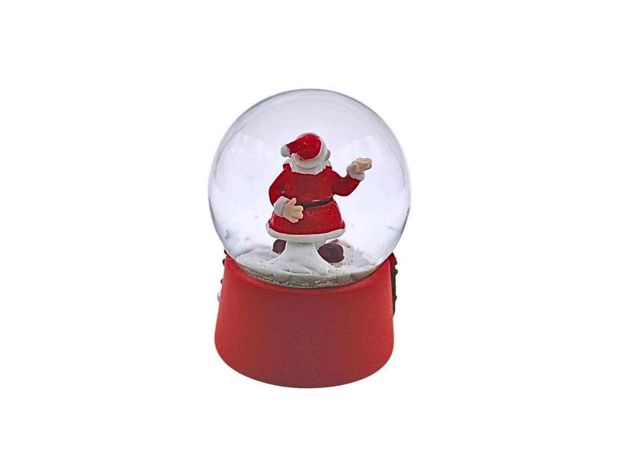 Wurm Schneekugel Weihnachtsmann & Co. KG Rot Glas - Bild 5