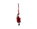 Wurm Christbaumschmuck Baumanhänger Weihnachtsmann Keramik Rot/Weiß Bild 3