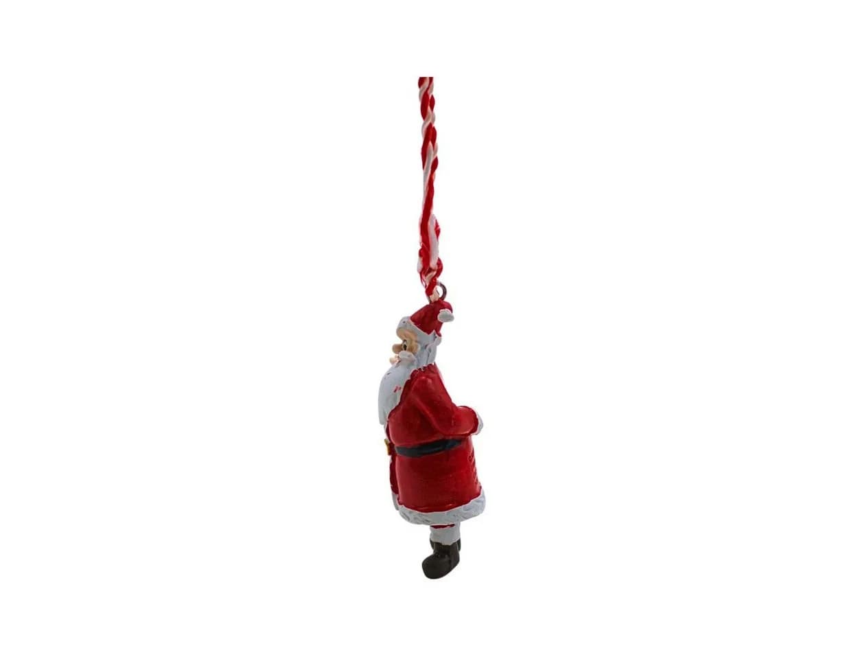Wurm Christbaumschmuck Baumanhänger Weihnachtsmann Keramik Rot/Weiß - Bild 3