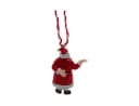 Wurm Christbaumschmuck Baumanhänger Weihnachtsmann Keramik Rot/Weiß Bild 4