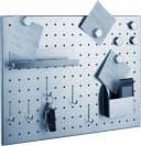 ALCO Wandtafel Magnettafel Edelstahl gelocht gebürstet silber Bild 3