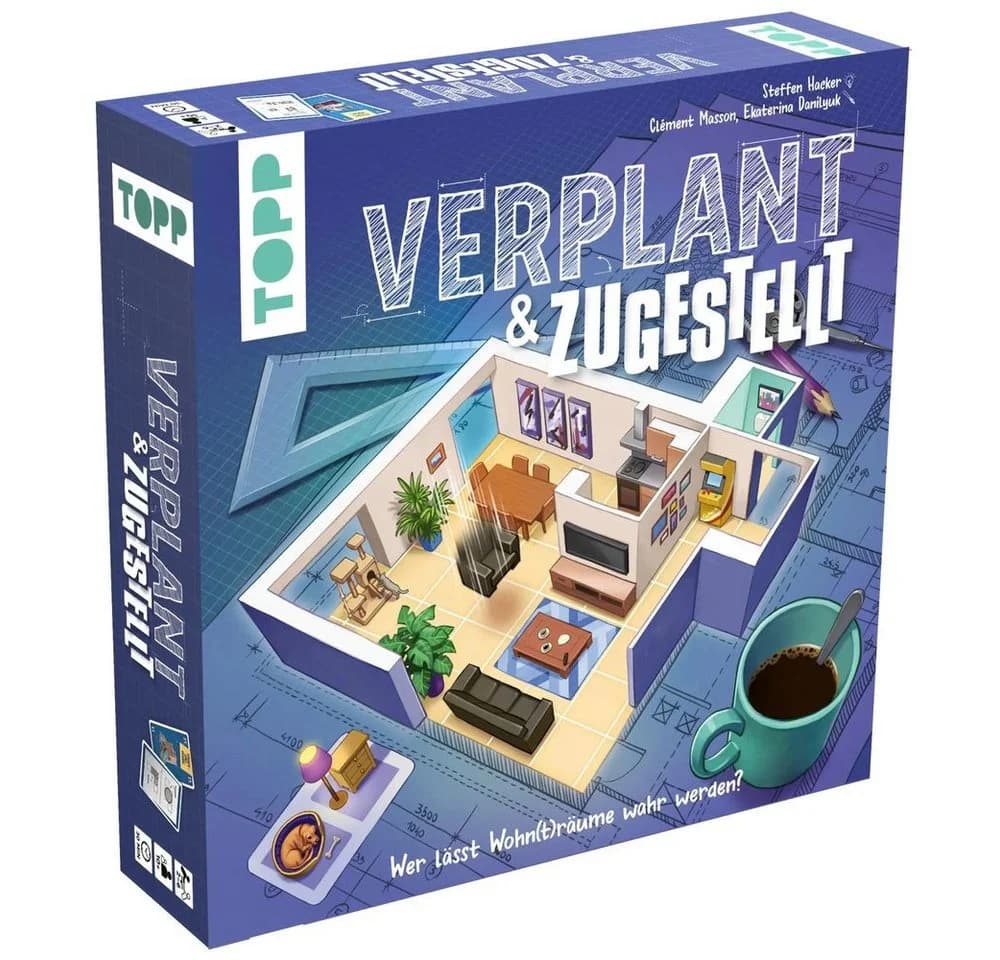 frechverlag Spiel Verplant & Zugestellt - Innenarchitektur-Spiel