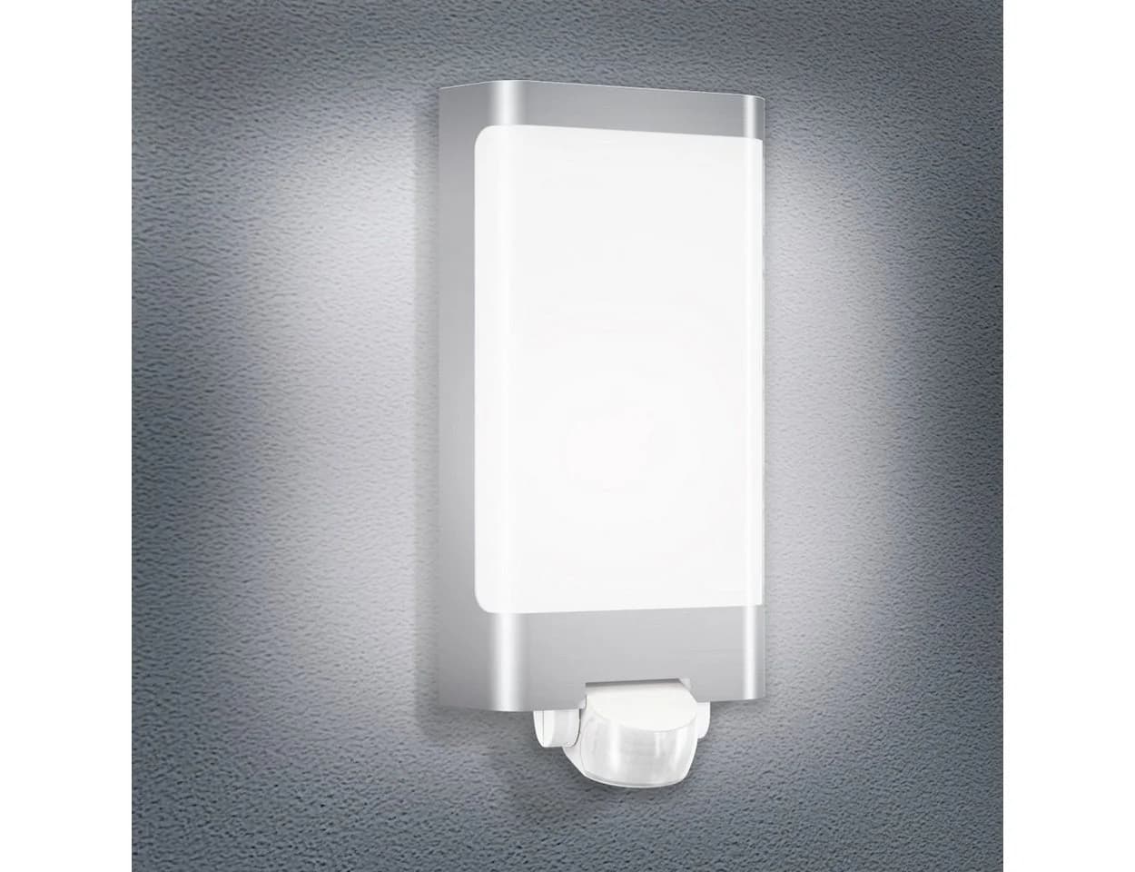 STEINEL L 240 S LED-Wandleuchte Sensor Edelstahl