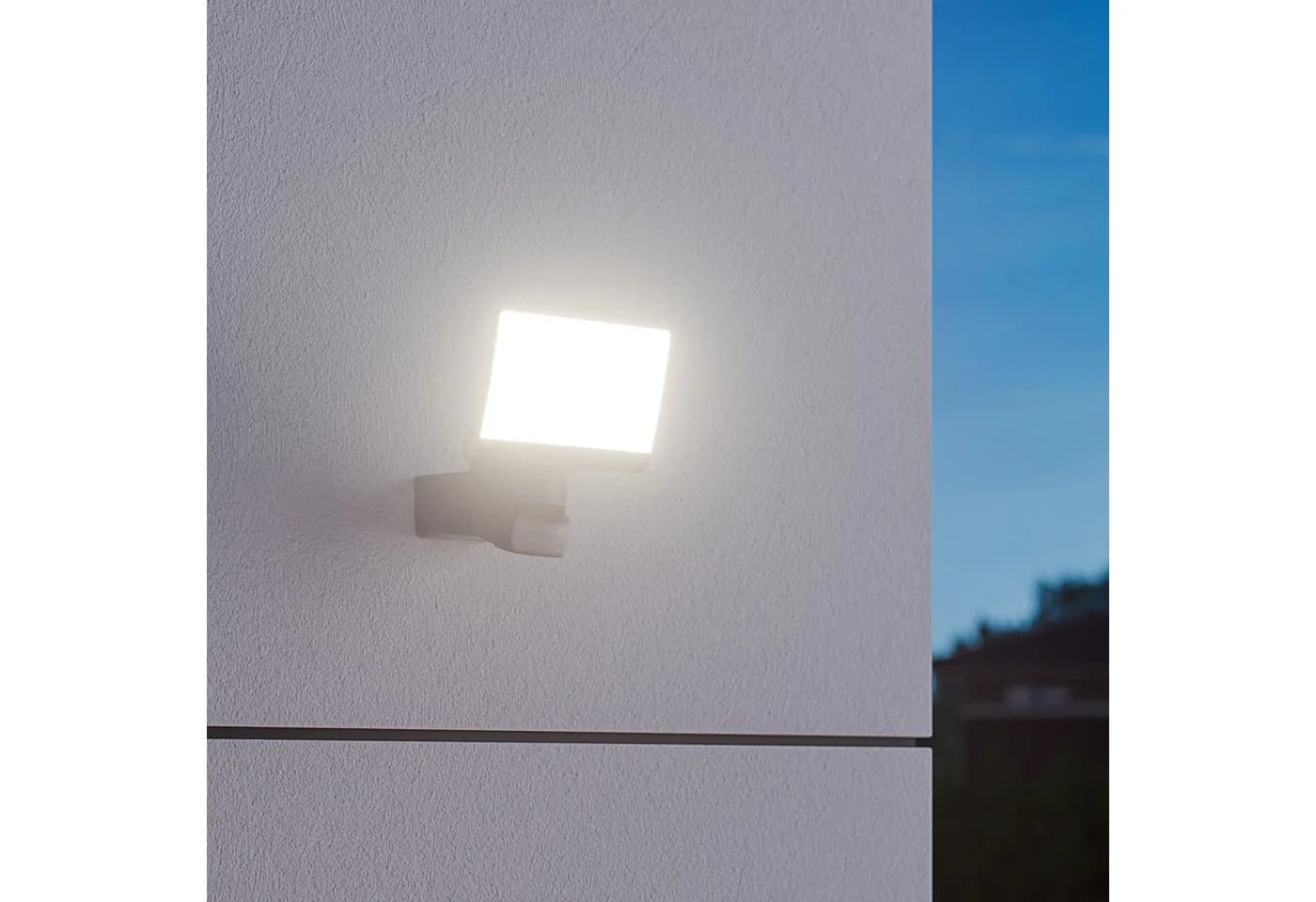 Steinel LED Wandstrahler XLED home 2 Schwarz mit Bewegungsmelder - Bild 1