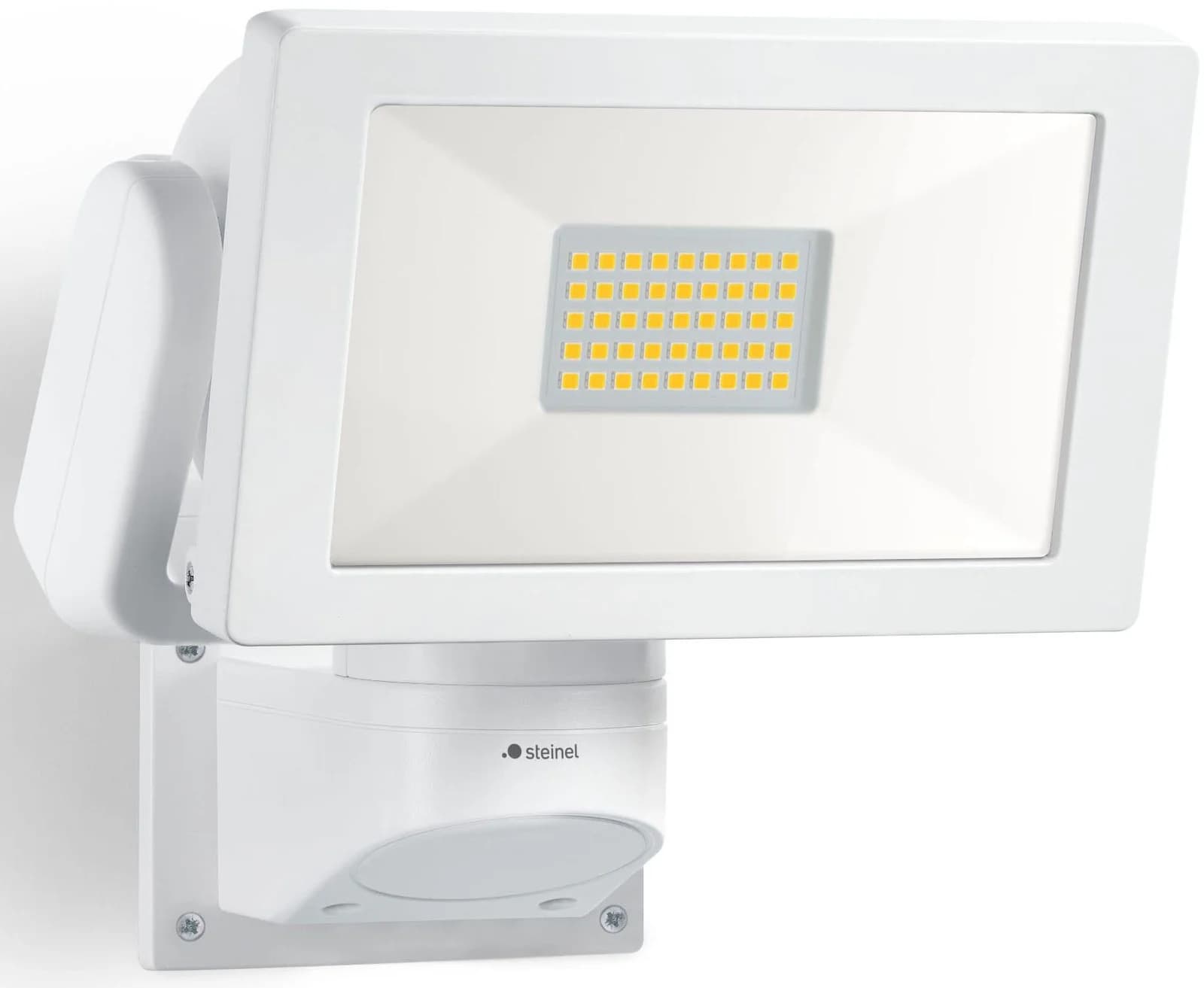 STEINEL LED-Außenstrahler LS 300 Weiß Metall IP44