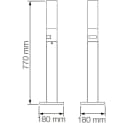 Steinel Sensor-LED-Außenleuchte GL 65 S Anthrazit mit Bewegungsmelder Bild 5