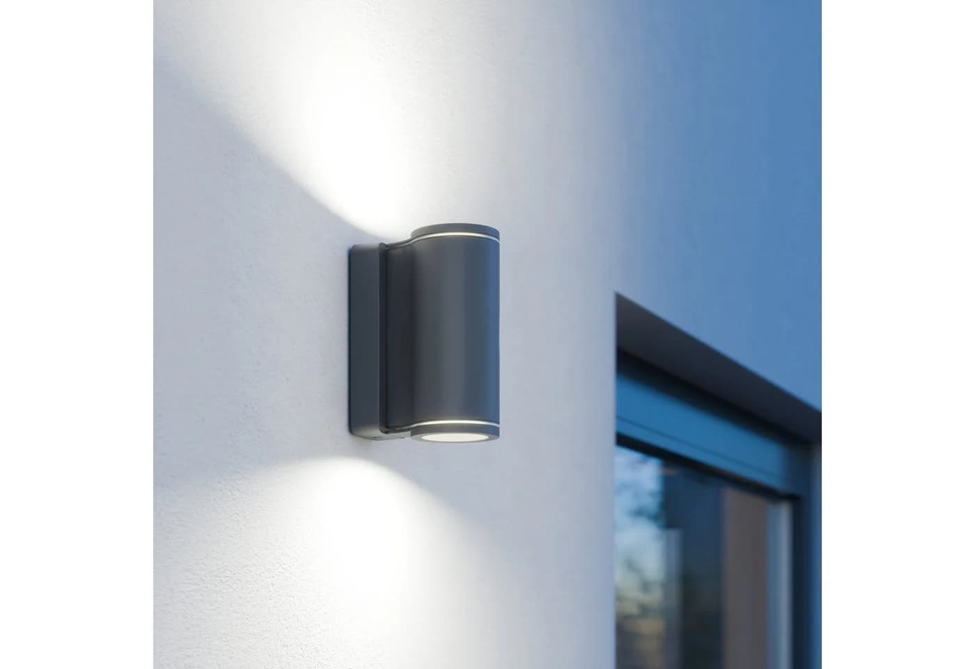STEINEL Außenwandlampe L940 Anthrazit Metall 2-flg.