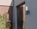 Steinel Außen-Wandleuchte L 625 CAM SC LED Warmweiß Grau Bild 1