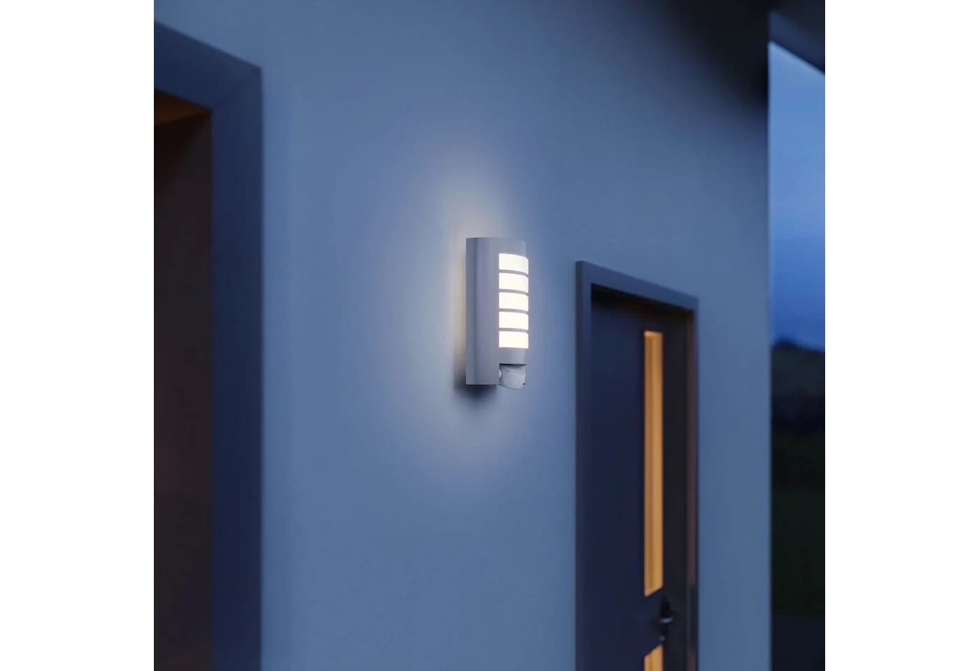 STEINEL L 12 S Sensor-Außenwandleuchte Anthrazit