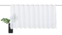 GERSTER Scheibengardine Joana Weiß Transparent Polyester Voile Bild 1