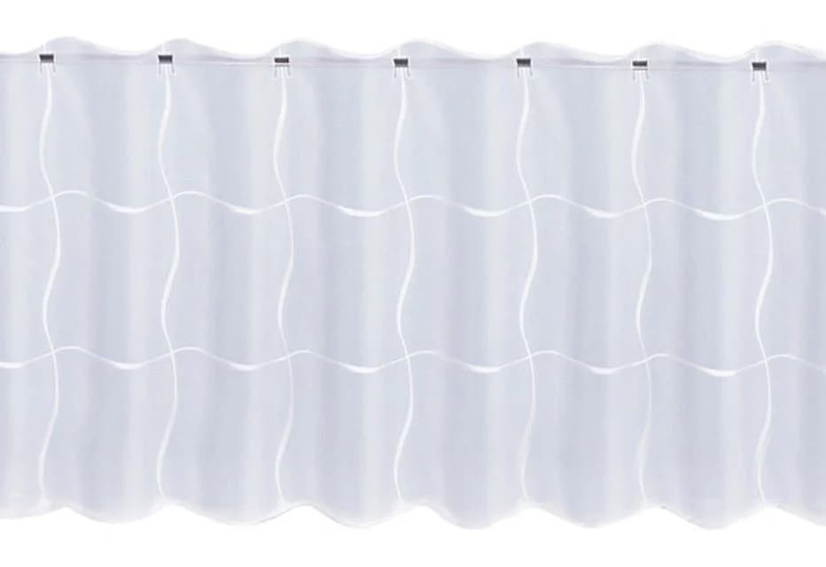 GERSTER Scheibengardine Joana Weiß Transparent Polyester Voile - Bild 4