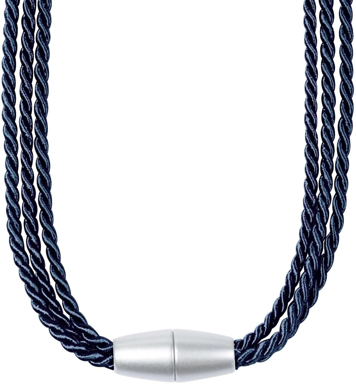 GERSTER Raffhalter "Jana" Rauchblau mit Magnetverschluss