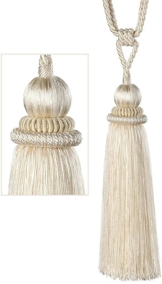 GERSTER Raffhalter Juditha Beige Viskosemischung mit Quaste