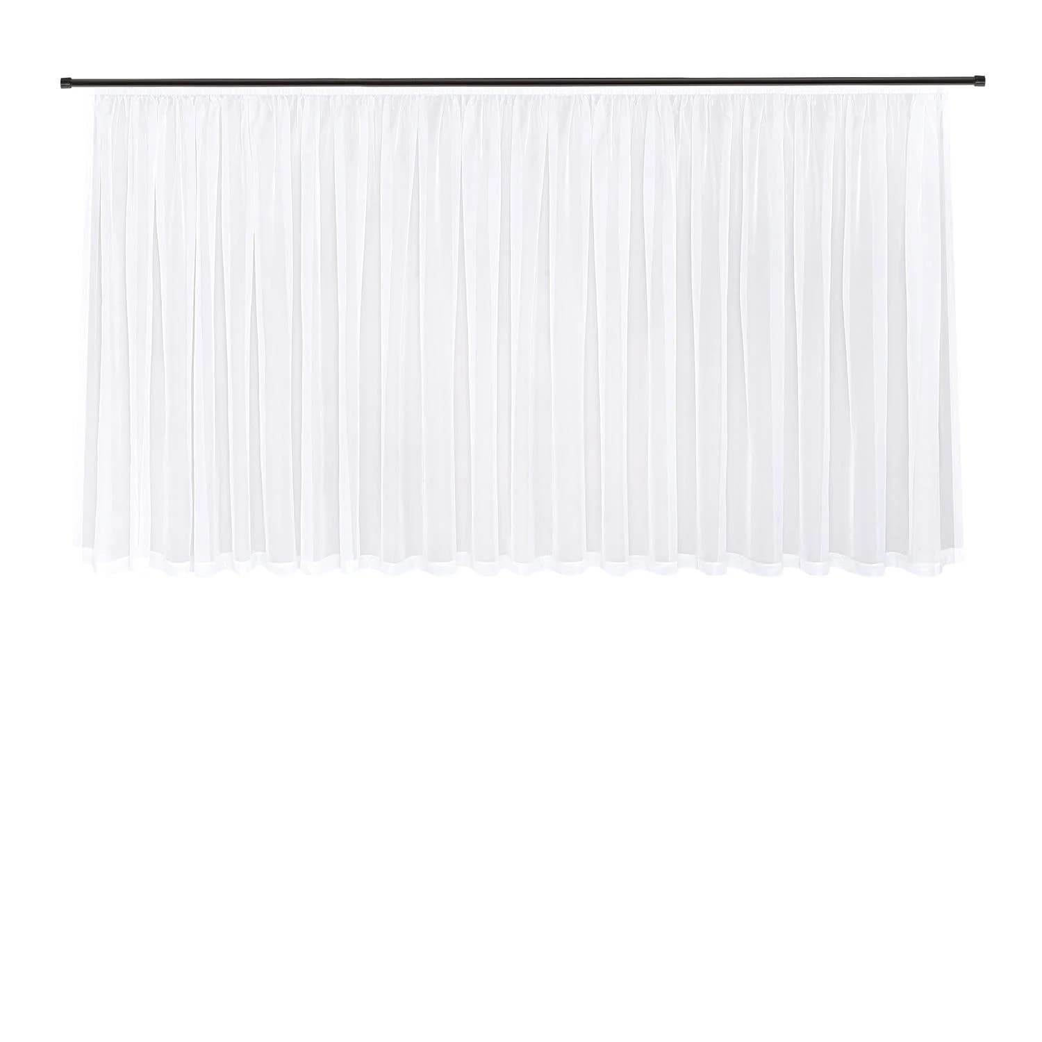 Gardine GERSTER Jody Voile Weiß 600x150cm