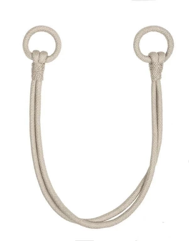GERSTER Raffhalter Morena Grau Beige Viskosemischung