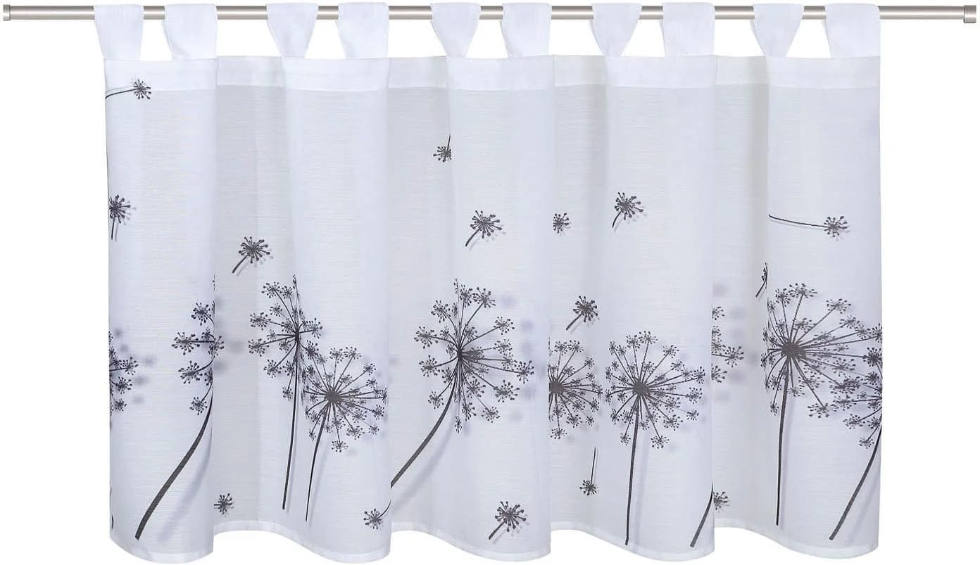 GERSTER Scheibengardine Christina Anthrazit Polyester - Bild 5