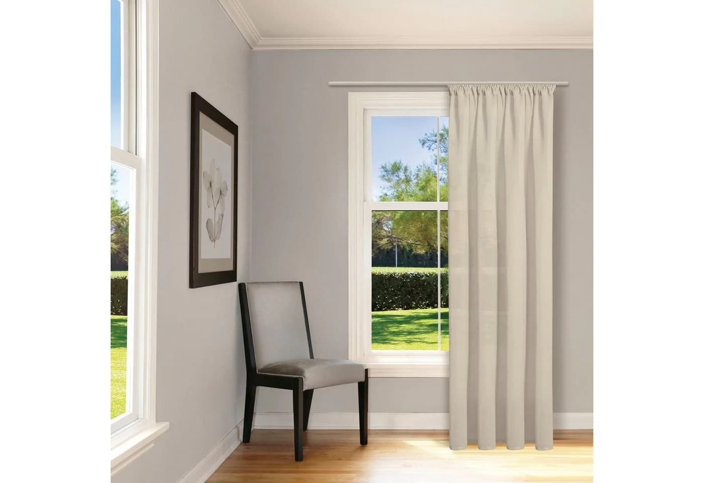 Feel of Nature Gardine Freja 100% Bio-Baumwolle Kräuselband Halbtransparent 245x140