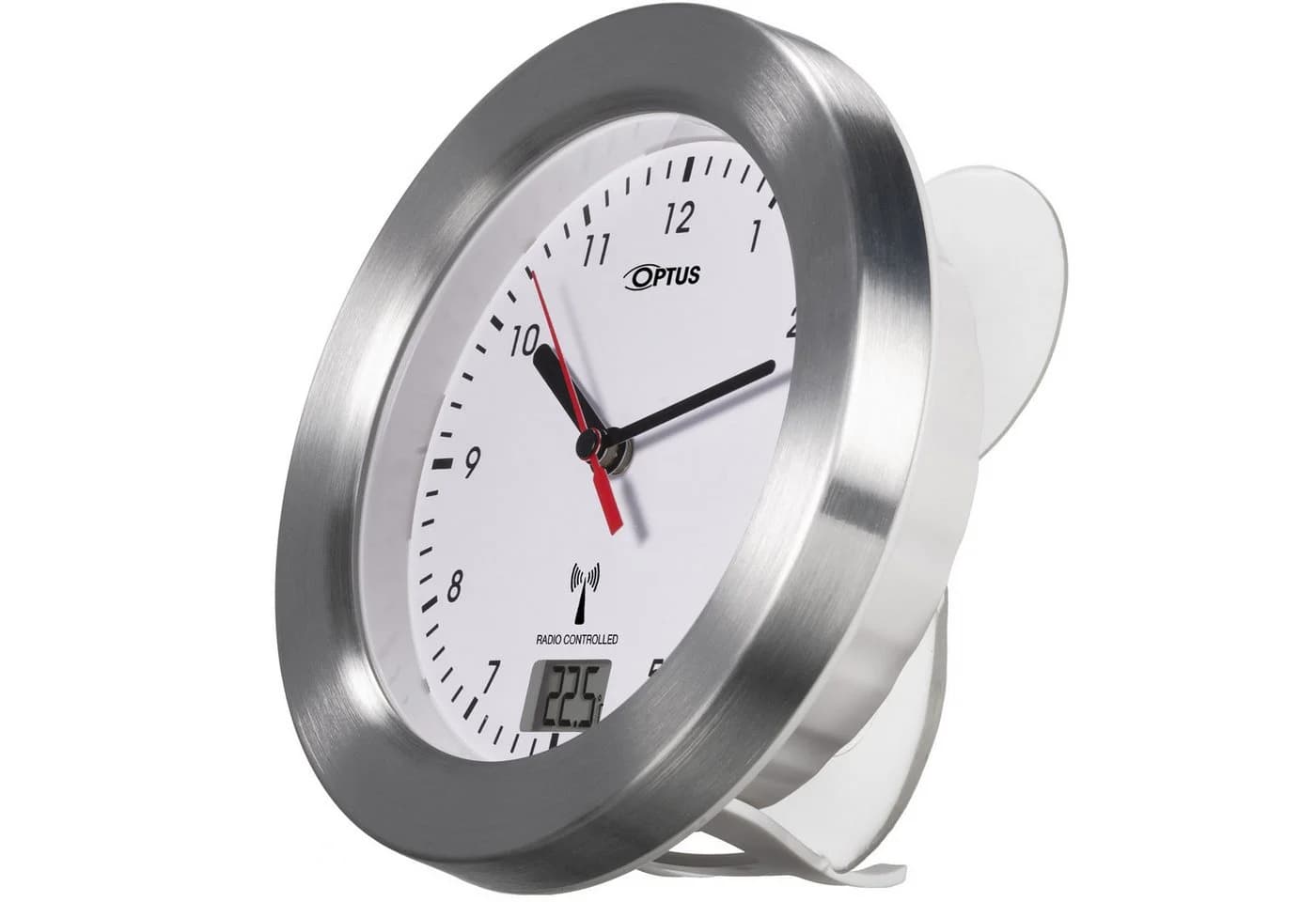 OPTUS BRESSER MyTime Bath Funk-Baduhr Weiß Aluminium - Bild 2