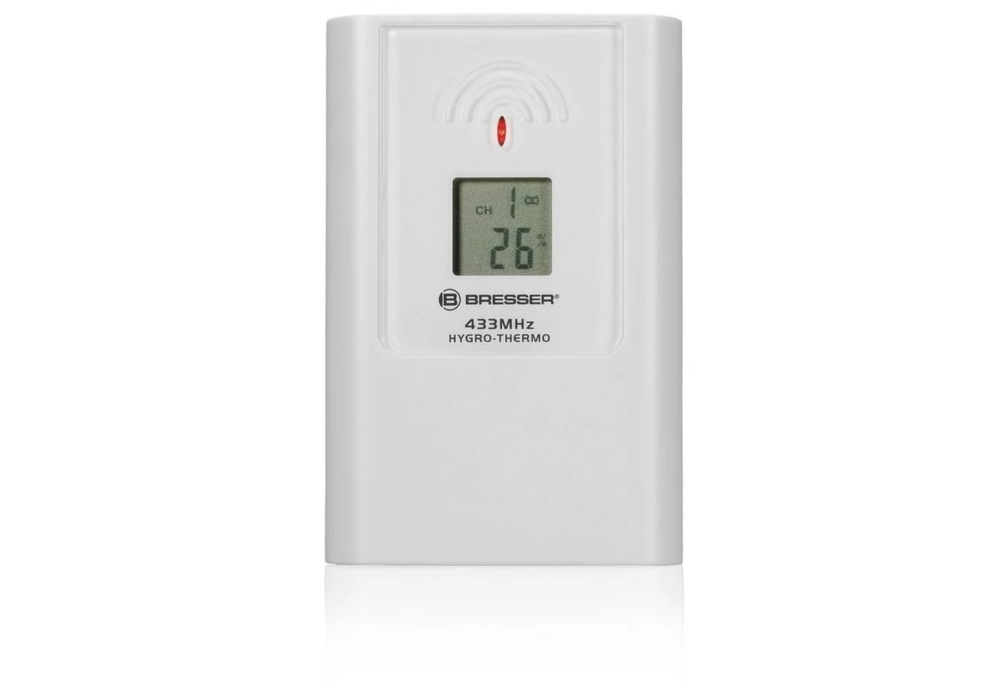 BRESSER Wanduhr Funk LCD Wetter-ClimaTemp JC Schwarz - Bild 5