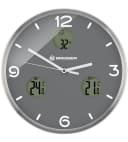 BRESSER MyTime io NX Wanduhr 30cm Silber Funkuhr Bild 3