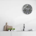 BRESSER MyTime io NX Wanduhr 30cm Silber Funkuhr Bild 4