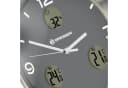BRESSER MyTime io NX Wanduhr 30cm Silber Funkuhr Bild 5