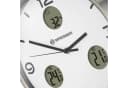 BRESSER MyTime io NX Wanduhr 30cm Silber DCF Funkuhr mit Wetterstation Bild 5
