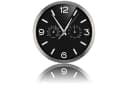 OPTUS Wanduhr MyTime DCF Thermo-/Hygro 25 cm Schwarz Bild 1