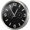 OPTUS Wanduhr MyTime DCF Thermo-/Hygro 25 cm Schwarz Bild 4