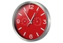 OPTUS MyTime ND DCF Thermo-/Hygro-Wanduhr 25cm Rot Bild 4
