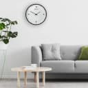 BRESSER Wanduhr MyTime LEDsec 24 cm - weiß Bild 5