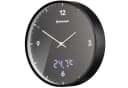 BRESSER MyTime LEDsec Wanduhr 24 cm Anthrazit Funkuhr mit Thermometer Bild 2