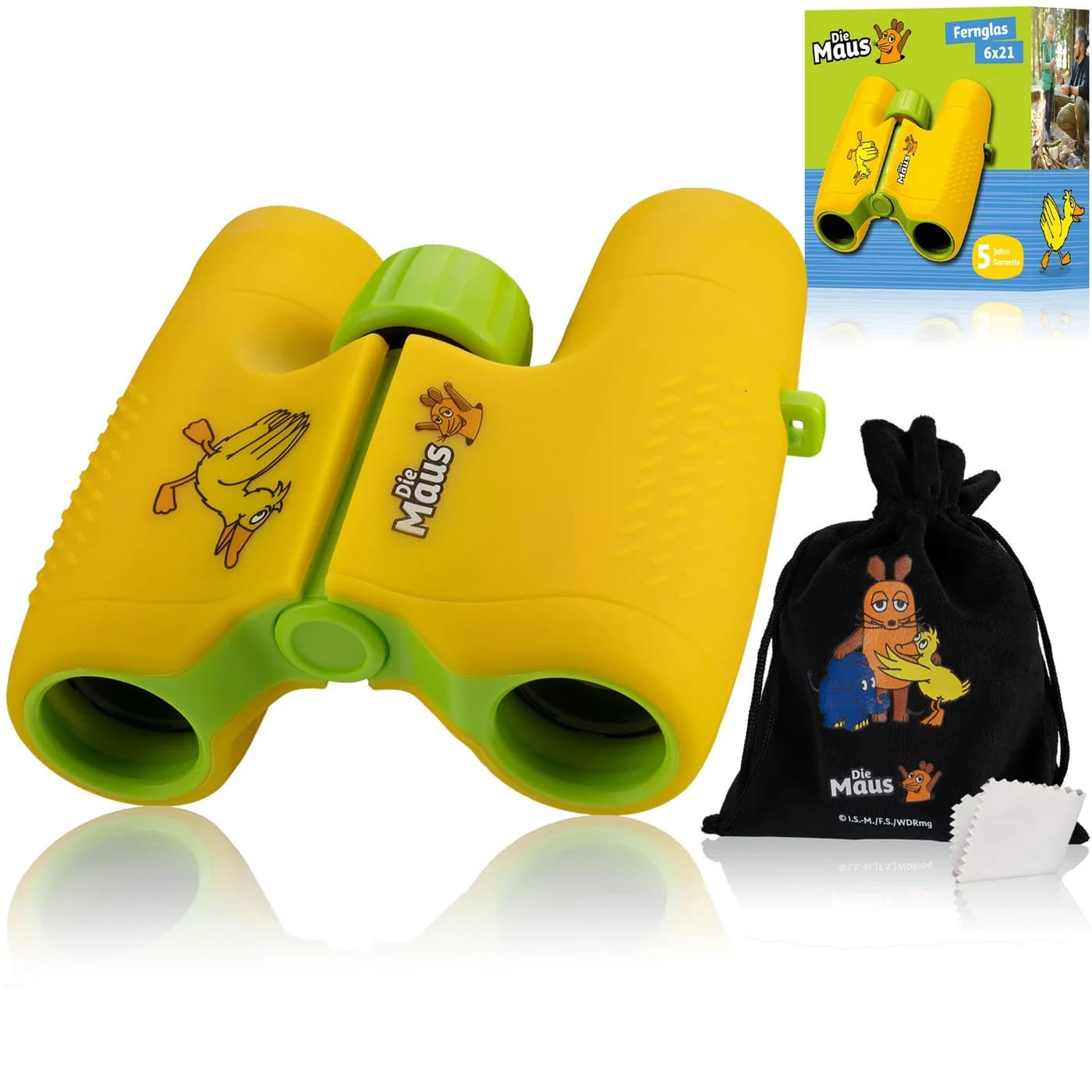 Die Maus Kinderfernglas 6x21 mit Beutel - Bild 2