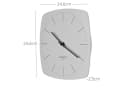 Kienzle DCF Funkwanduhr Modern Weiß Rahmenlos Bild 5