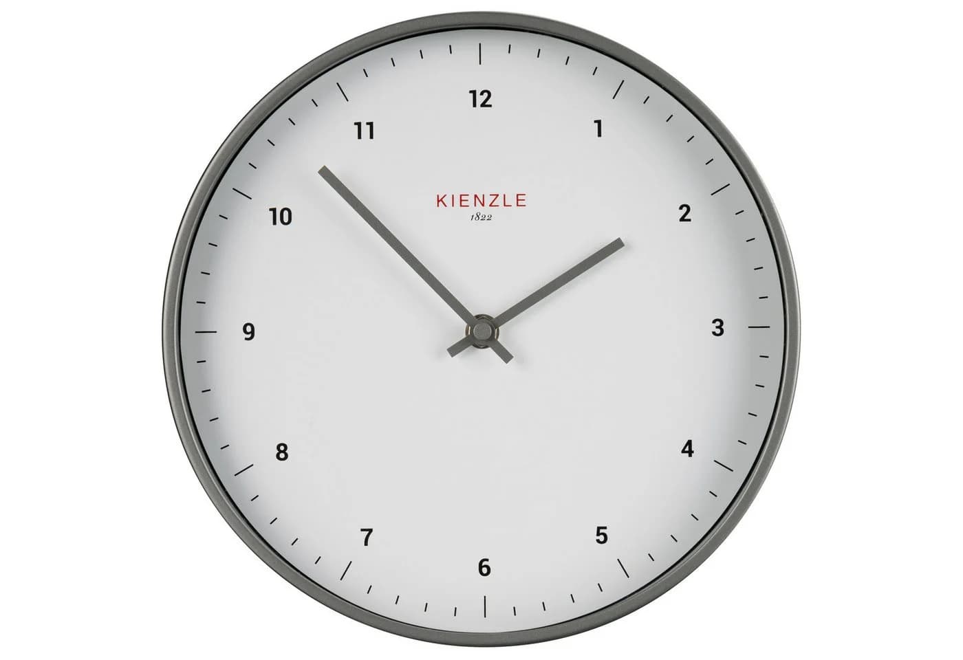 Kienzle Funkwanduhr Classic 25 cm Silber Stahlrahmen - Bild 3