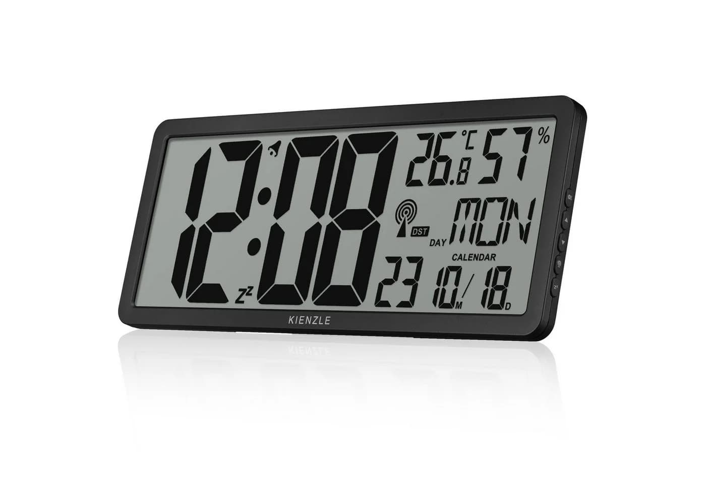 Kienzle Digitale Wanduhr XXL Schwarz DCF-Funk - Bild 2
