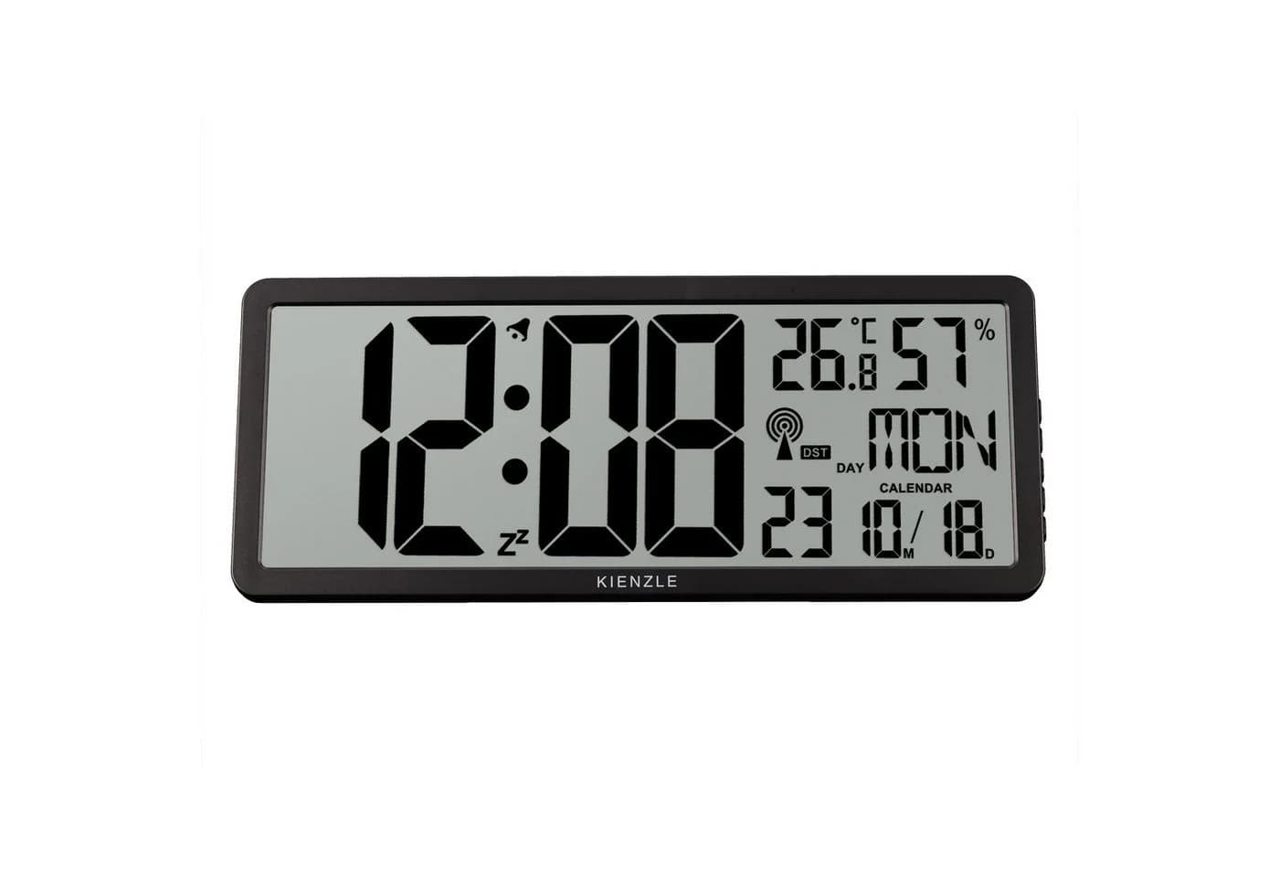 Kienzle Digitale Wanduhr XXL Schwarz DCF-Funk - Bild 3