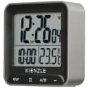 Kienzle Digitaler Funkwecker Quadratisch Schwarz/Silber DCF-Funk Bild 2