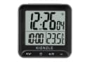 Kienzle Digitaler Funkwecker Quadratisch Schwarz/Silber DCF-Funk Bild 4