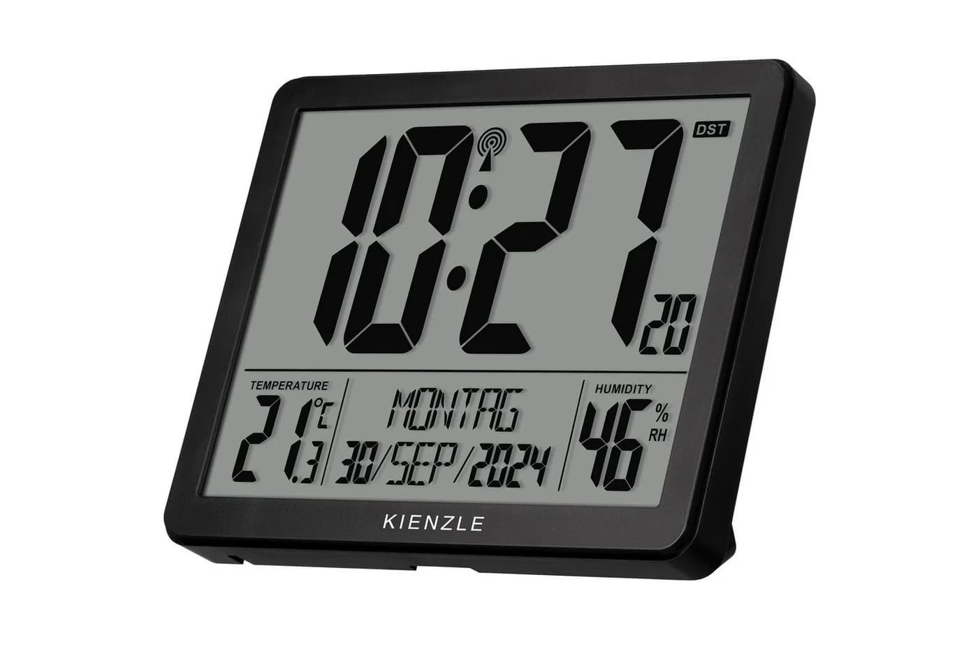 KIENZLE Digitaler XXL Funkwecker mit Temperatur & Luftfeuchtigkeit - Bild 2