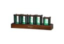 Kienzle LED-Schreibtischuhr RGB Retro Holz Braun Bild 3
