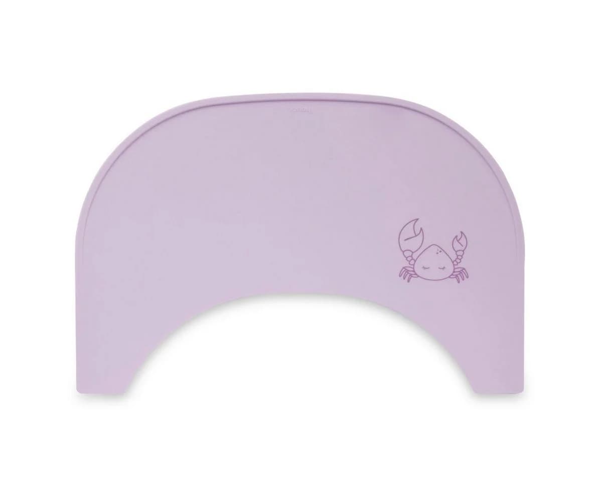 Hauck Hochstuhltablett Highchair Tray Mat Crab Lavender Silikon - Bild 2
