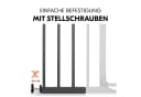 Hauck Verlängerung Türschutzgitter 21 cm Schwarz Bild 4