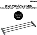 Hauck Verlängerung Türschutzgitter 21 cm Dunkelgrau Bild 5