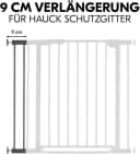 HAUCK Türschutzgitter Verlängerung 9 cm Dunkelgrau Bild 2