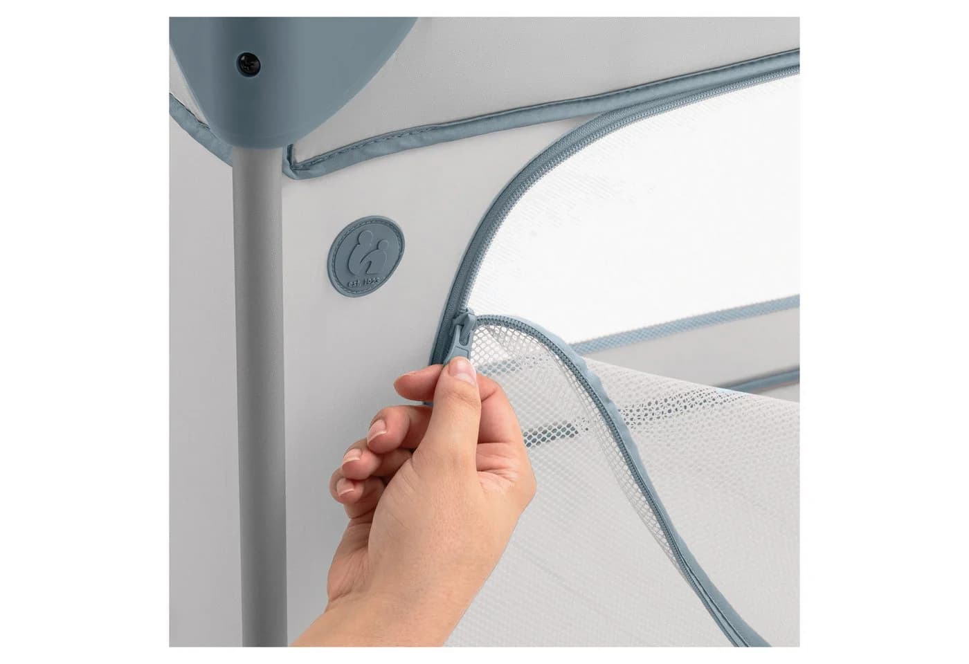 HAUCK Dream N Play Plus Baby-Reisebett Blau 2-in-1