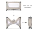 Hauck Baby-Reisebett Dream'n Play Beige Faltbar mit Tasche Bild 5